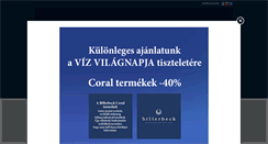 Desktop Screenshot of billerbeck.hu